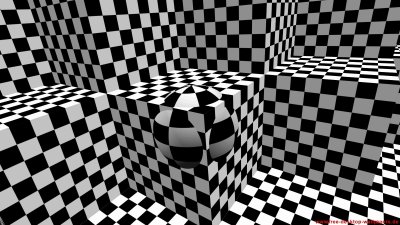 Оптическая иллюзия черно белая