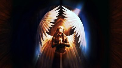 Обои ангел