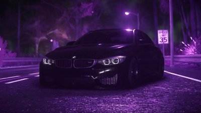 BMW m5 неон