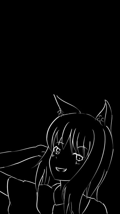 Аниме на черном фоне