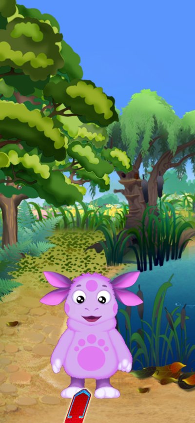 Обои на айфон Лунтик