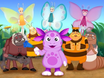 Герои мультика Лунтик