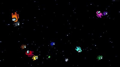 Космический корабль фон амонг АС