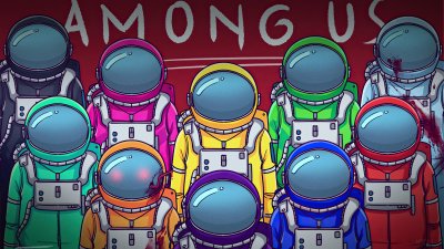 Among us фон игры