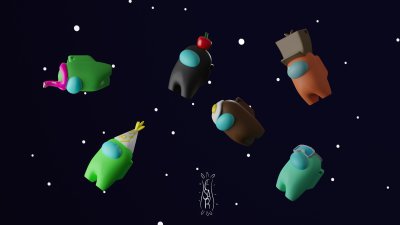 Амонг АС 3d игра