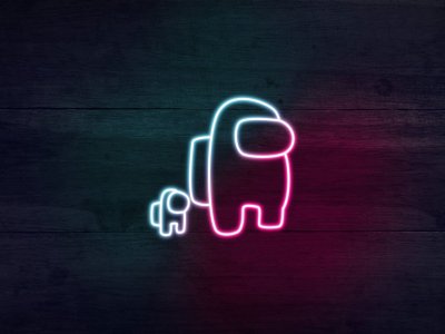 Неоновые обои на телефон