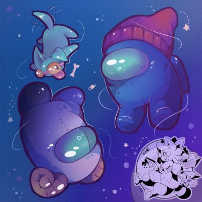 Амонг АС реалестичныйарт