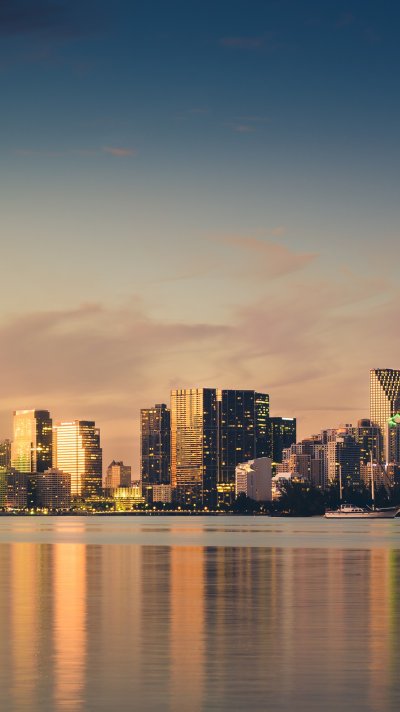 Город небоскребы Майами