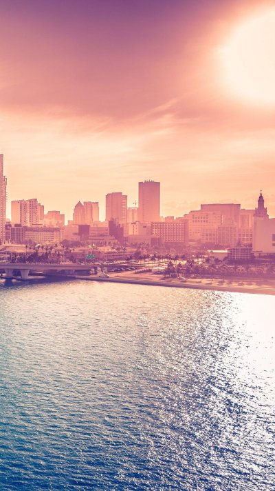 Рассвет в городе