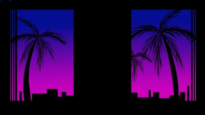 Хотлайн Майами пальмы