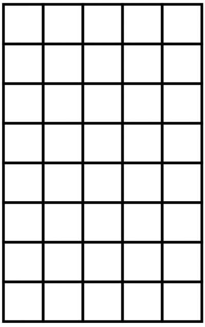 Белые клеточки