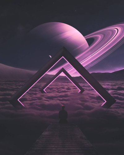 Сатурн красивый