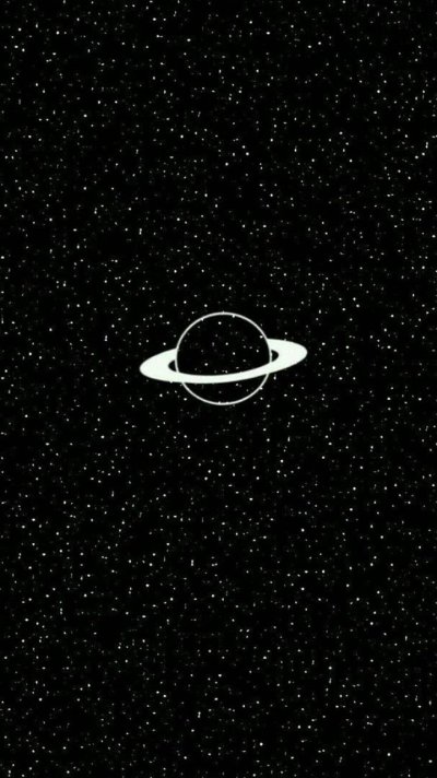 Планета на черном фоне