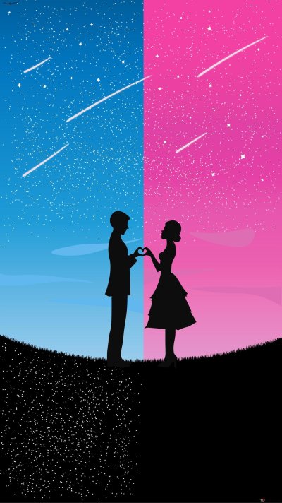 Парные обои для пары