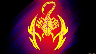 Скорпион на аву