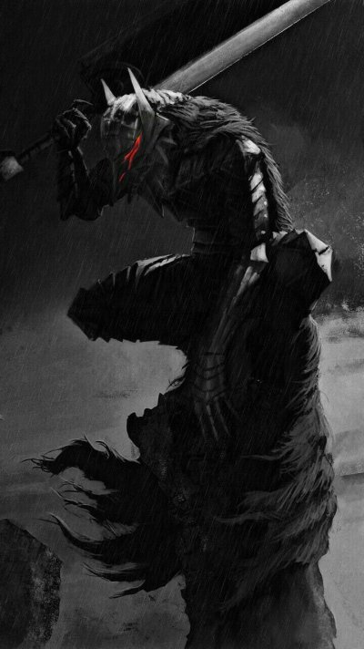 Гатс в броне берсерка арт