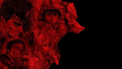 Берсерк Гатс и Гриффит и каска