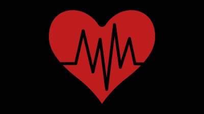 Разбитые сердца на черном фоне