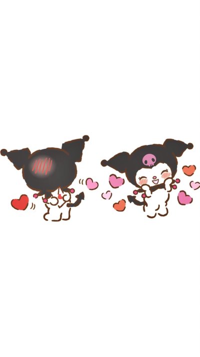 Cinnamoroll and Kuromi обои