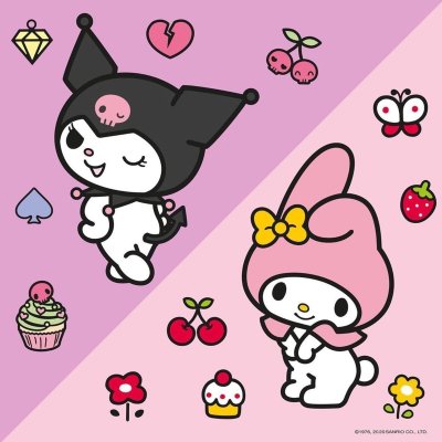 Китти Kuromi и Хеллоу Китти