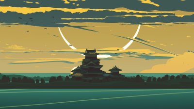 Самурай пейзаж