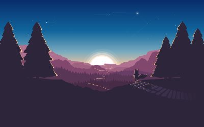 Пейзажи в стиле Минимализм