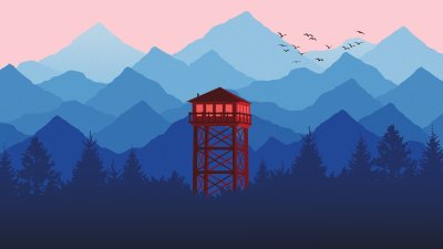 Фон Firewatch 4k
