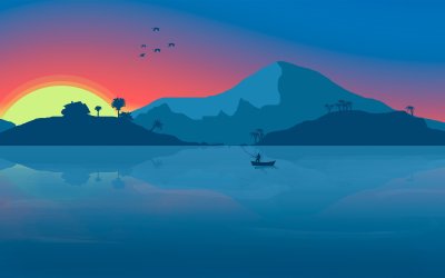 Минималистические пейзажи