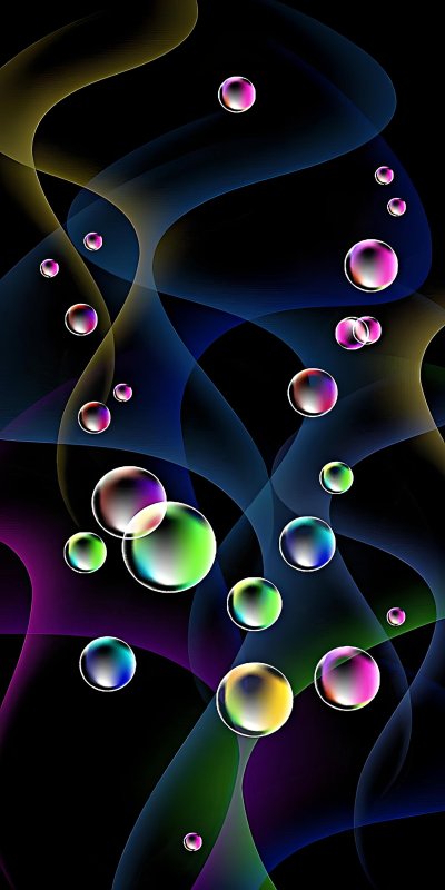 Красивая абстракция вертикальная