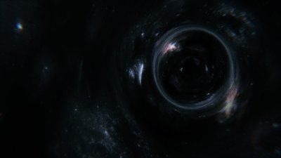 Чёрная дыра в космосе