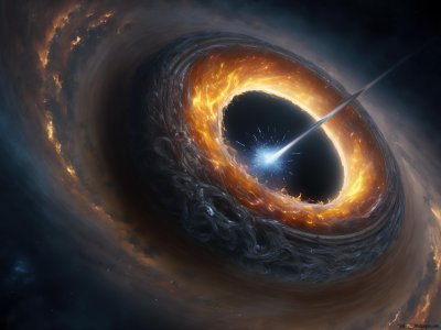 Черная дыра арт