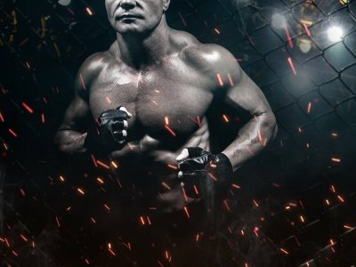 Октагон ММА фон