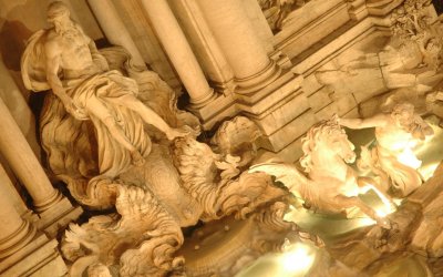 Фонтан Треви скульптуры