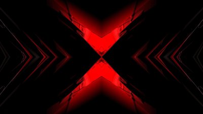 Черно красная абстракция