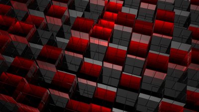 Красно черная абстракция