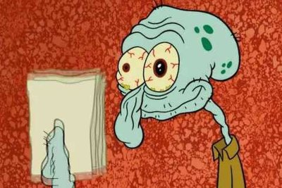 Уставший Сквидвард