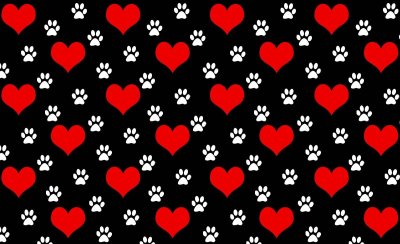 Красивый фон с сердечками