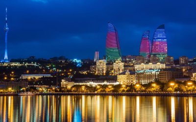 Баку Азербайджан панорама