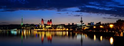 Набережная Баку Азербайджан