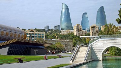 Flame Tower Азербайджан Баку