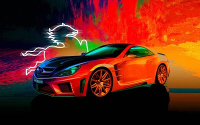 Обои машинки