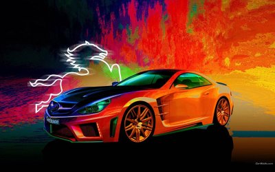 Разноцветные автомобили