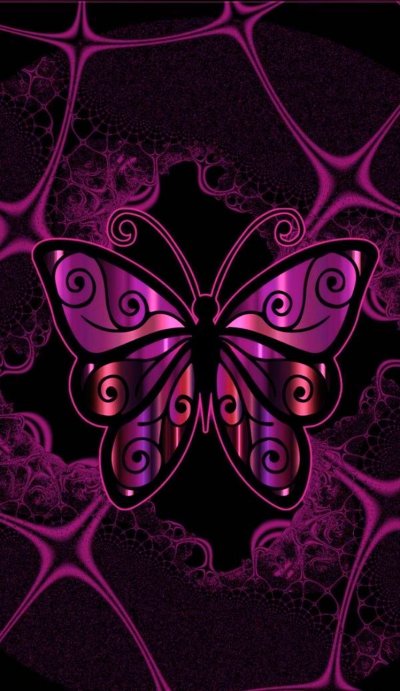 Фиолетовые обои на телефон