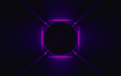 Фиолетовый неон