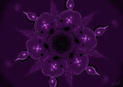 Фиолетово черный