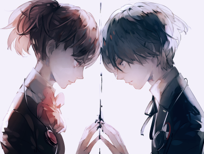 Парные аниме арты