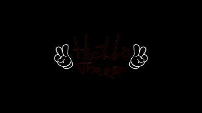 Обои с надписями на черном фоне