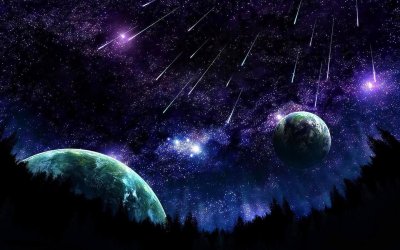 Обои на рабочий стол с галактикой