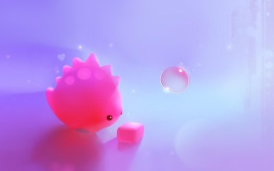 Розовый фон на рабочий стол