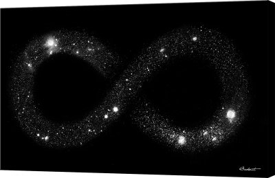 Символ бесконечности в космосе